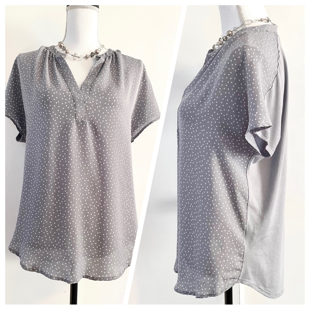 Women's LC Lauren Conrad Polka Dot Flowy Dolman Top
